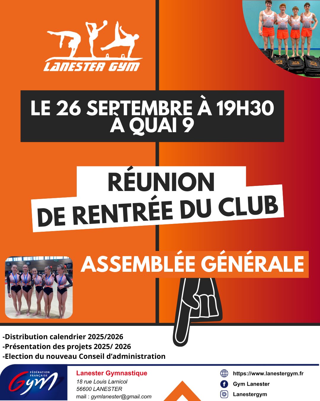 Lanester Gym – Assemblée Générale